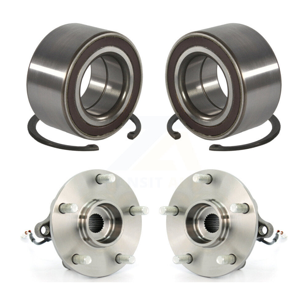 Wheel Bearing And Hub Assembly Front Rear Kit For 2007-2013 Suzuki SX4 AWD