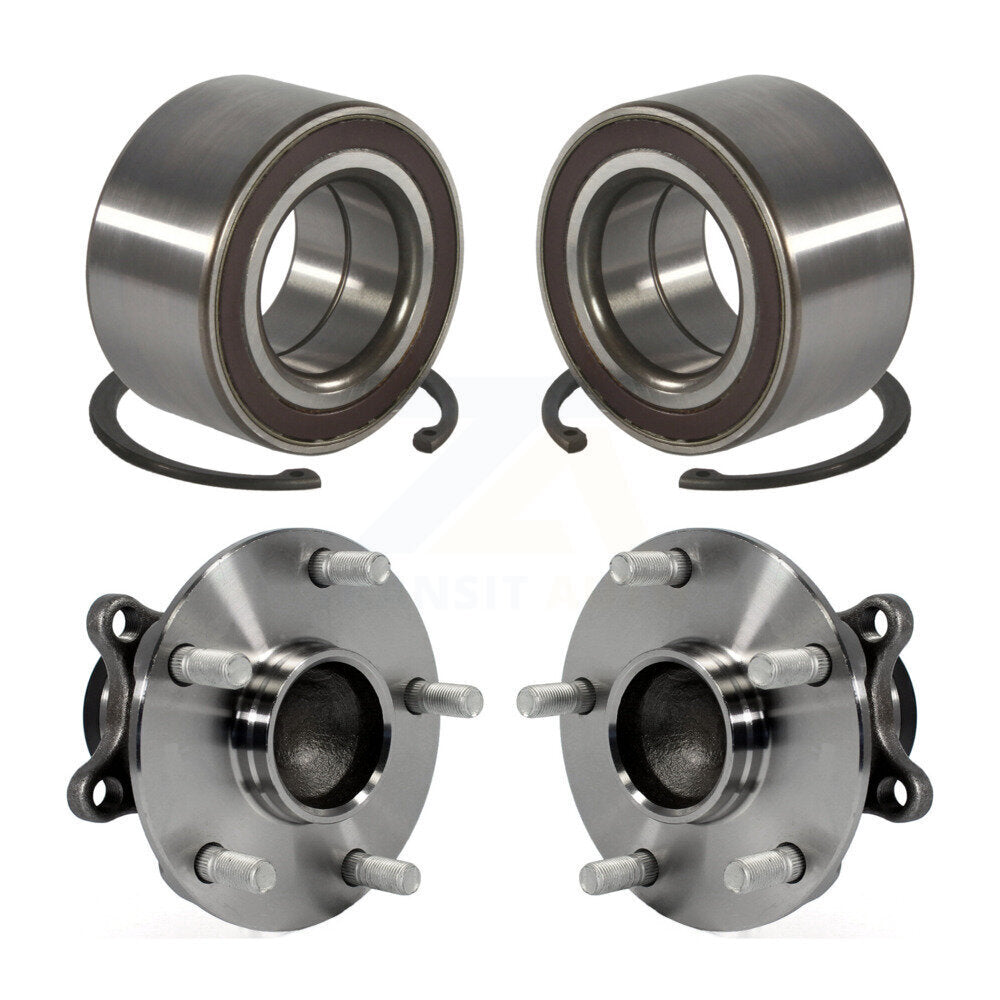 Wheel Bearing And Hub Assembly Front Rear Kit For 2008-2013 Suzuki SX4 FWD