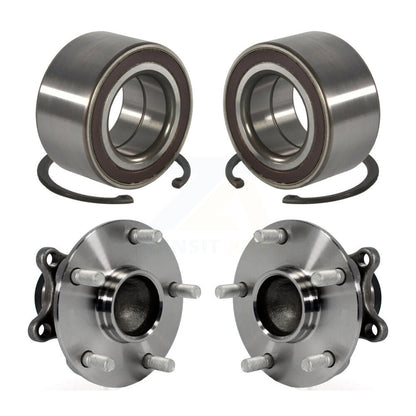 Wheel Bearing And Hub Assembly Front Rear Kit For 2008-2013 Suzuki SX4 FWD
