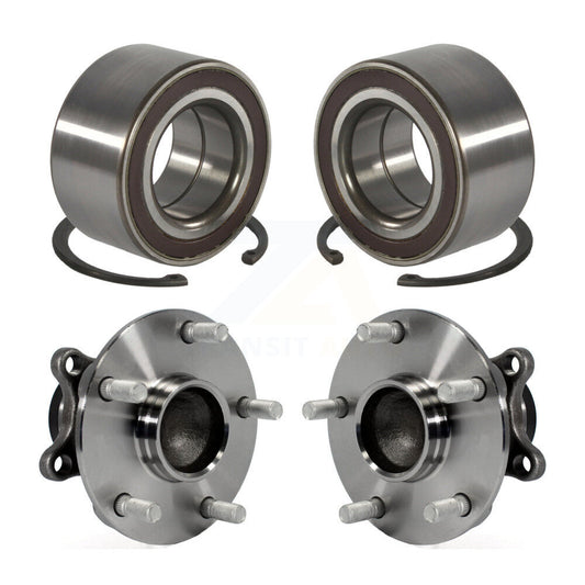 Wheel Bearing And Hub Assembly Front Rear Kit For 2008-2013 Suzuki SX4 FWD