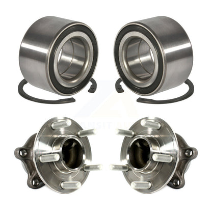 Wheel Bearing And Hub Assembly Front Rear Kit For Ford Focus With Parking Assist