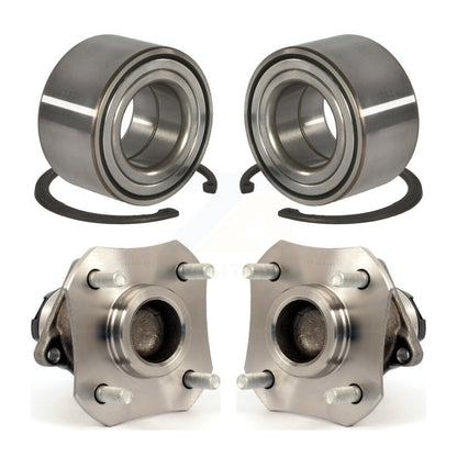 Wheel Bearing Hub Assembly Front Rear Kit For 2010-2011 Nissan Versa 4-Wheel ABS