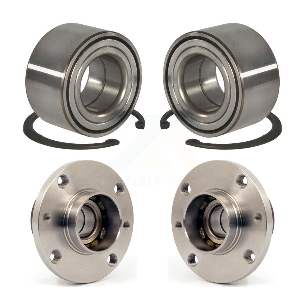 Wheel Bearing And Hub Assembly Front Rear Kit For Fiat 500