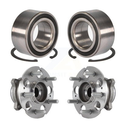 Wheel Bearing And Hub Assembly Front Rear Kit For 2015-2020 Acura TLX AWD