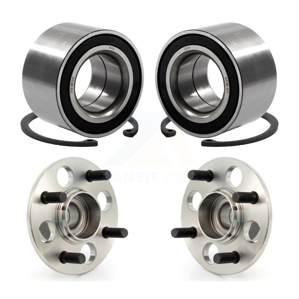 Wheel Bearing And Hub Assembly Front Rear Kit For 1985-1987 Honda Civic CRX HF