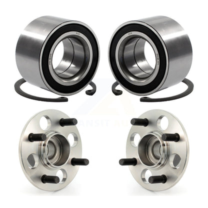 Wheel Bearing And Hub Assembly Front Rear Kit For 1985-1987 Honda Civic CRX HF