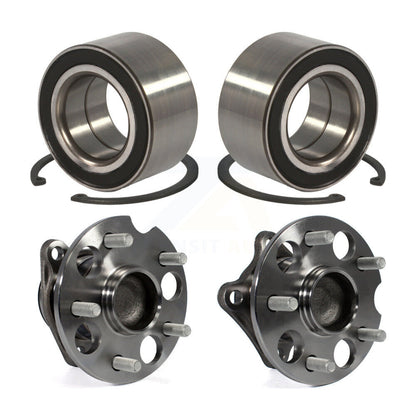 Wheel Bearing And Hub Assembly Front Rear Kit For 2009-2016 Toyota Venza FWD