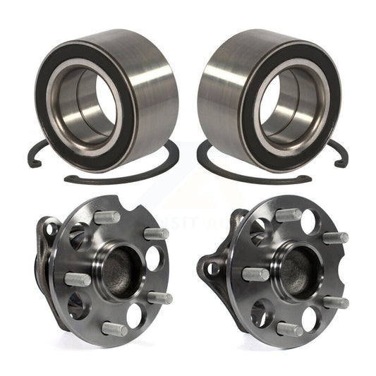 Wheel Bearing And Hub Assembly Front Rear Kit For 2009-2016 Toyota Venza FWD