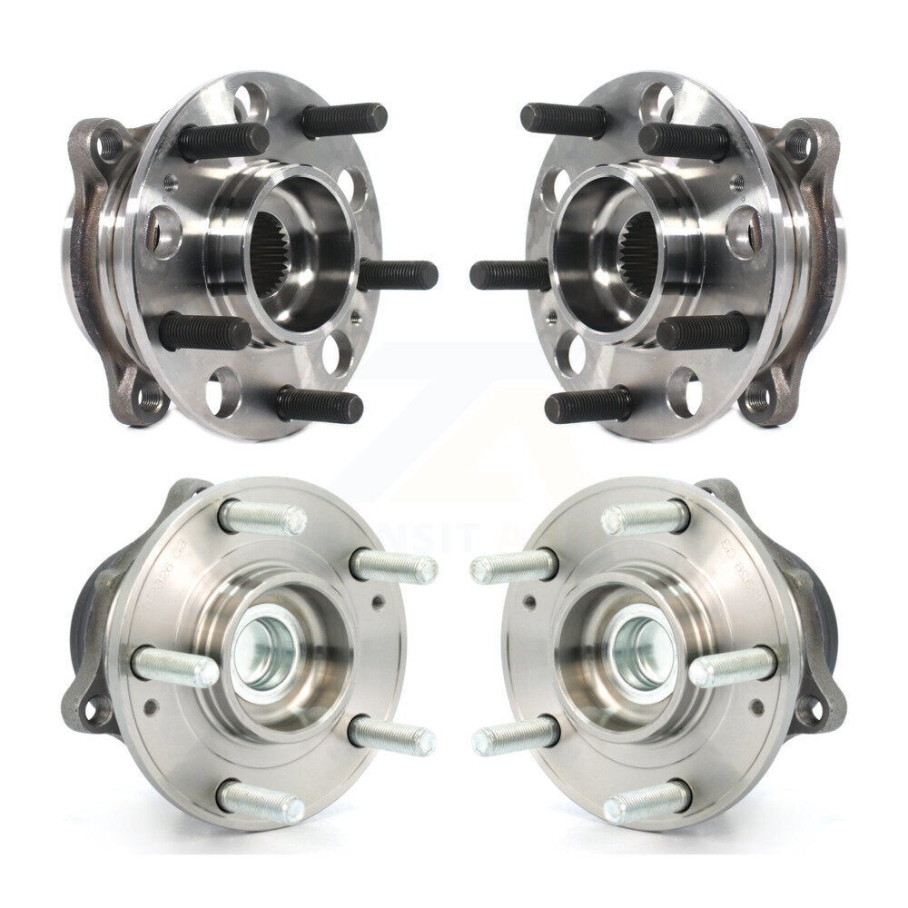 Wheel Bearing & Hub Assembly Front Rear Kit For Hyundai Santa Fe Sport XL FWD