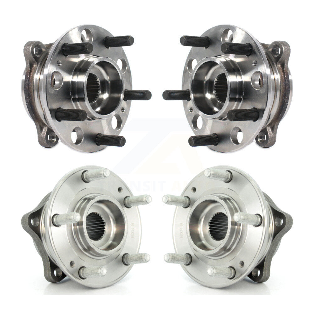 Wheel Bearing & Hub Assembly Front Rear Kit For Hyundai Santa Fe Sport XL AWD