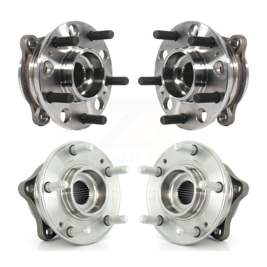Wheel Bearing & Hub Assembly Front Rear Kit For Hyundai Santa Fe Sport XL AWD