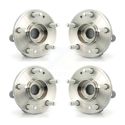 Wheel Bearing & Hub Assembly Front Rear Kit For Ford Explorer Police Interceptor