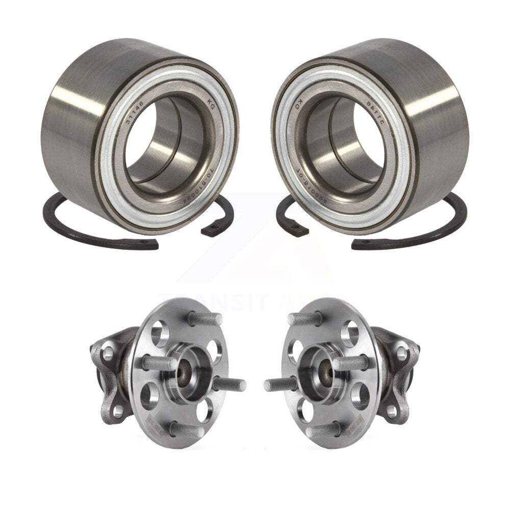 Wheel Bearing And Hub Assembly Front Rear Kit For 2015-2018 Toyota Yaris