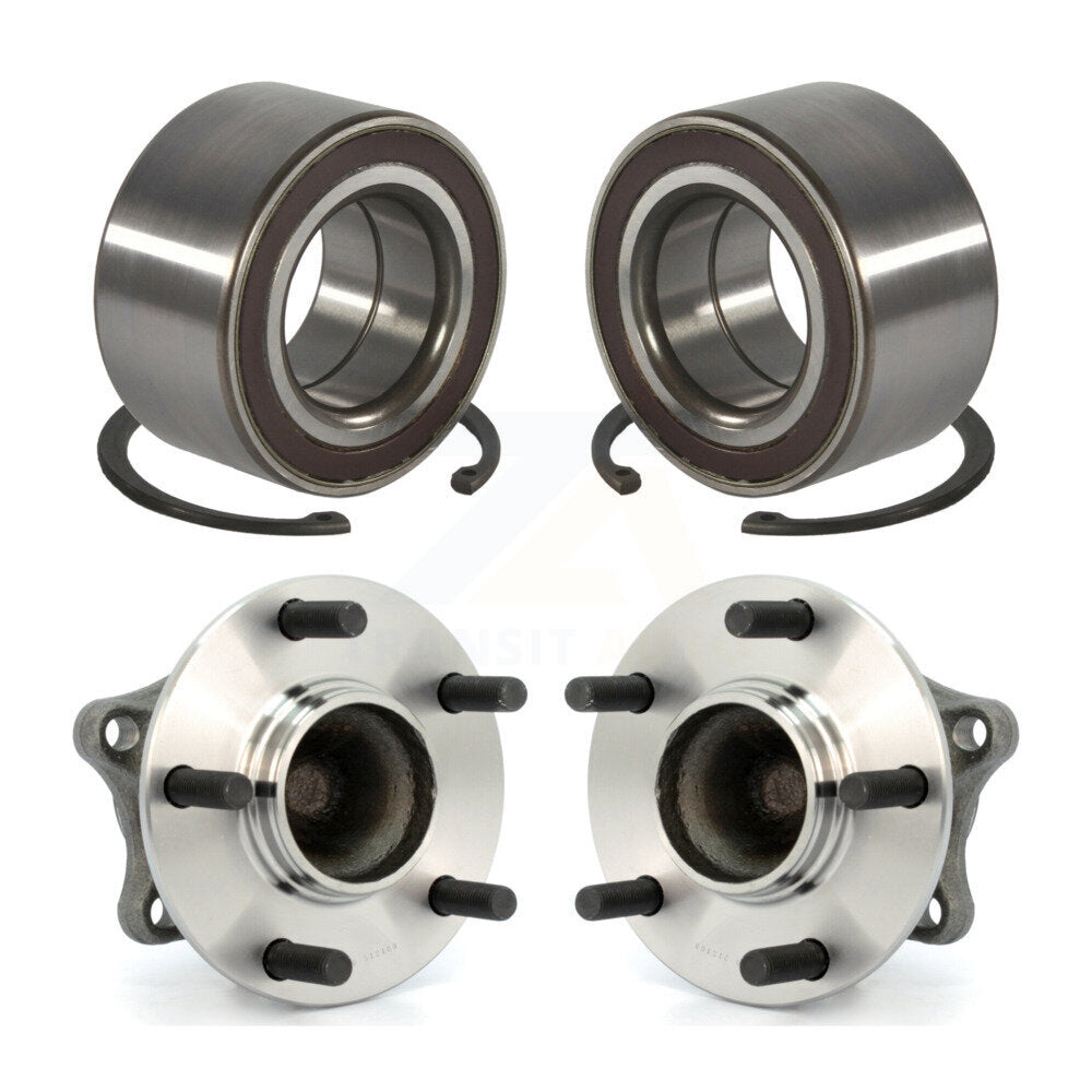 Wheel Bearing And Hub Assembly Front Rear Kit For 2009-2013 Mazda 6 2.5L