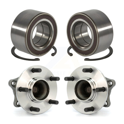 Wheel Bearing And Hub Assembly Front Rear Kit For 2009-2013 Mazda 6 2.5L