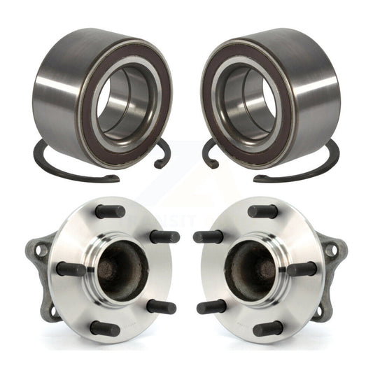 Wheel Bearing And Hub Assembly Front Rear Kit For 2009-2013 Mazda 6 2.5L