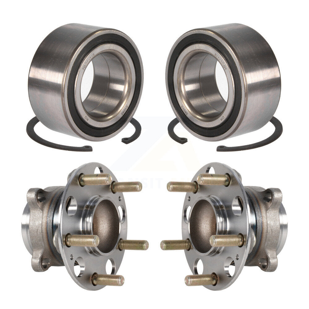 Wheel Bearing And Hub Assembly Front Rear Kit For Honda Accord