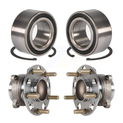 Wheel Bearing And Hub Assembly Front Rear Kit For Honda Accord