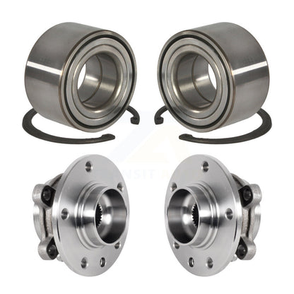 Wheel Bearing And Hub Assembly Front Rear Kit For 2016-2018 Fiat 500X AWD