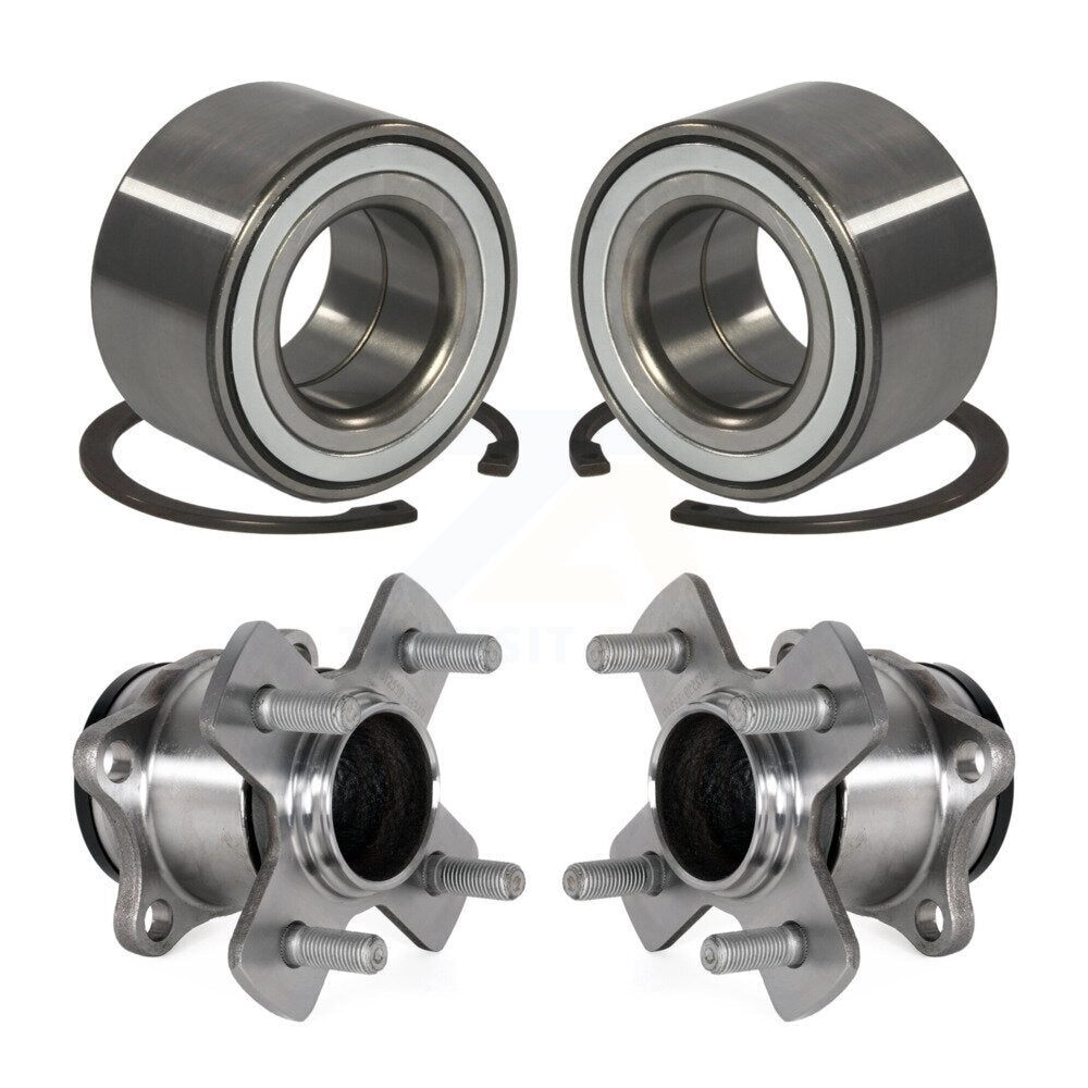 Wheel Bearing And Hub Assembly Front Rear Kit For 2015-2020 Honda Fit