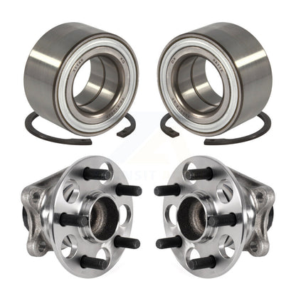 Wheel Bearing And Hub Assembly Front Rear Kit For 2018-2019 Toyota Prius Prime