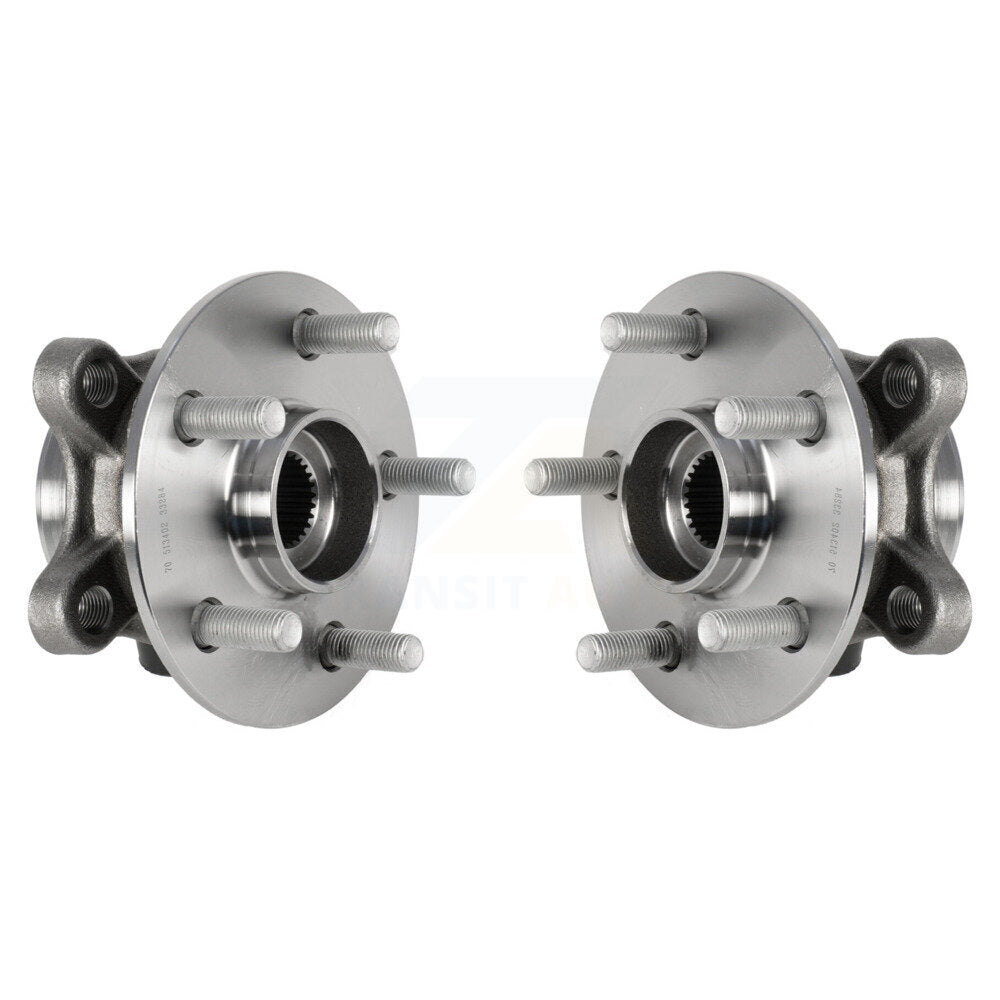 Wheel Bearing And Hub Assembly Front Pair For Toyota Corolla Prius Prime AWD-e