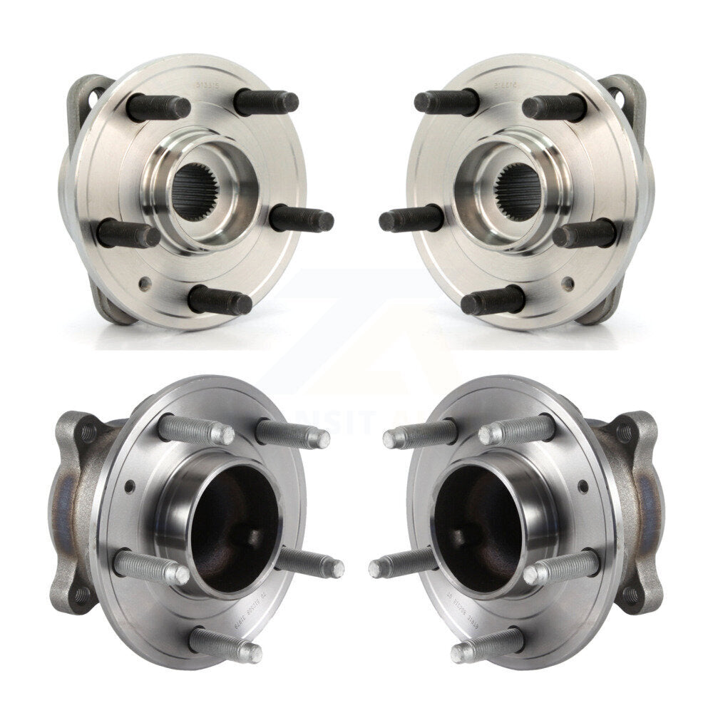 Wheel Bearing & Hub Assembly Front Rear Kit For Chevrolet Cruze