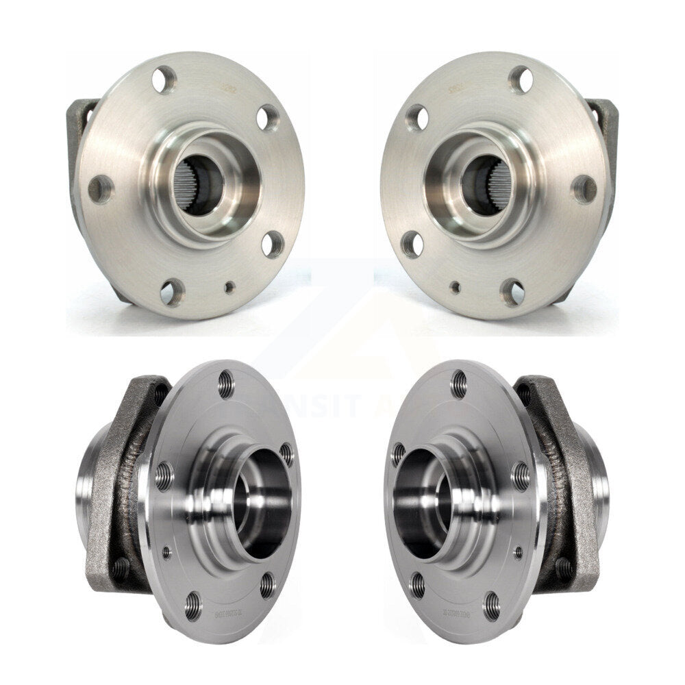 Wheel Bearing & Hub Assembly Front Rear Kit For Volkswagen Golf SportWagen