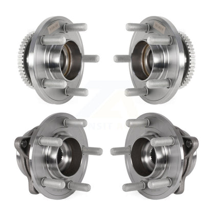 Wheel Bearing & Hub Assembly Front Rear Kit For Ford Mustang