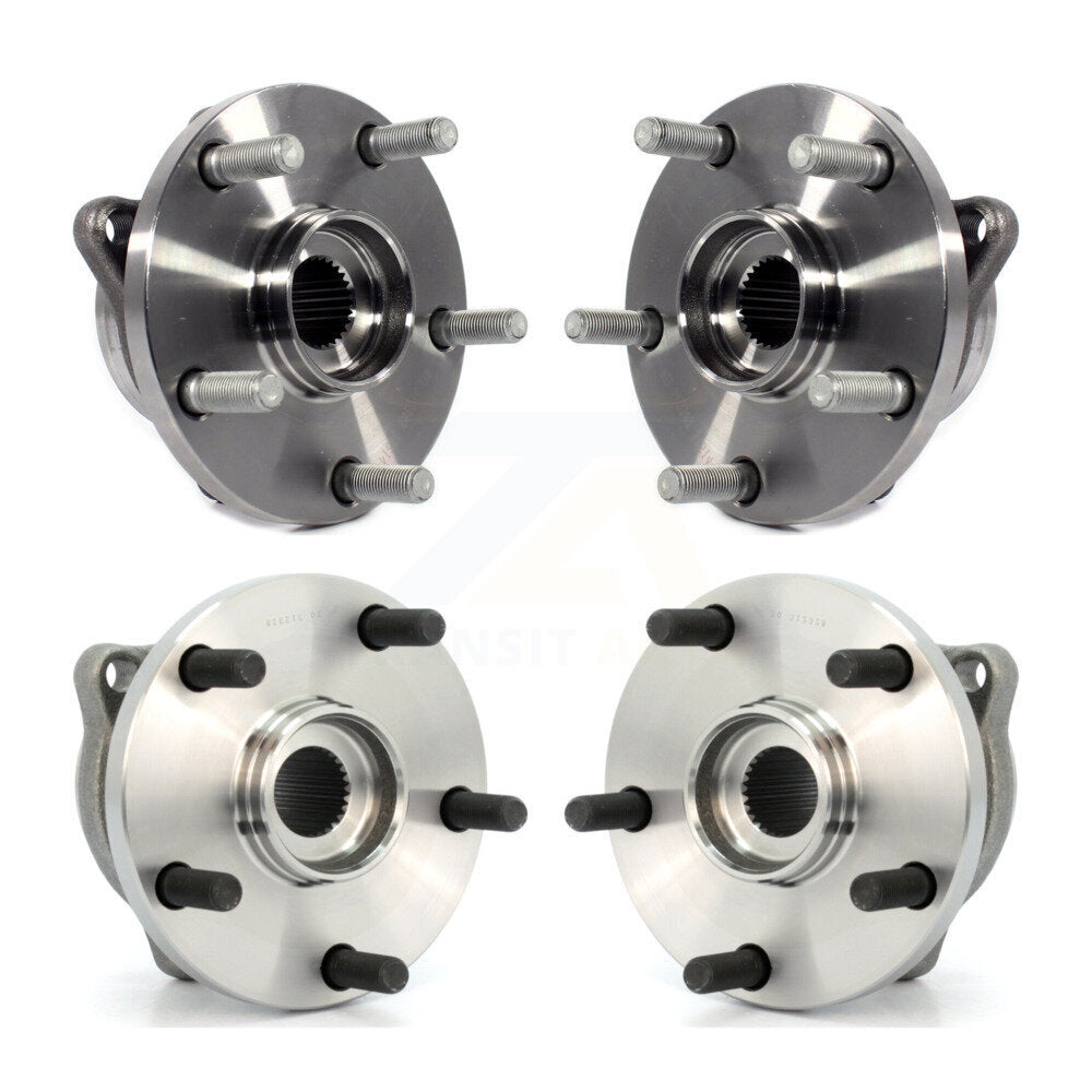 Wheel Bearing & Hub Assembly Front Rear Kit For 2006-2007 Subaru B9 Tribeca