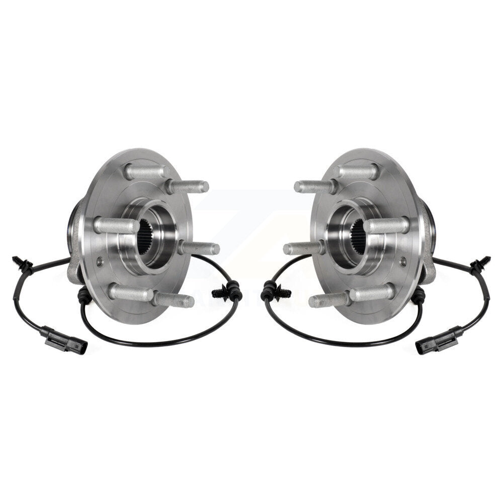 Wheel Bearing & Hub Assembly Front Pair For Ram 1500 Without 22" Factory Wheels