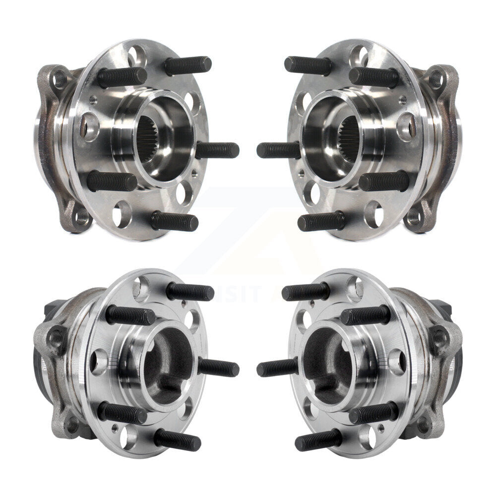 Wheel Bearing & Hub Assembly Front Rear Kit For 2016-2020 Kia Sorento FWD