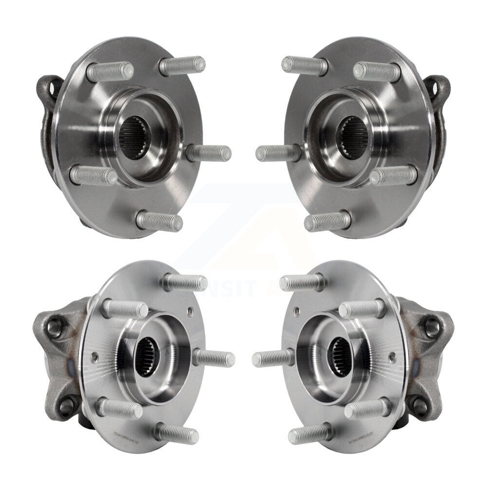 Wheel Bearing & Hub Assembly Front Rear Kit For 2016-2021 Mazda CX-3 AWD
