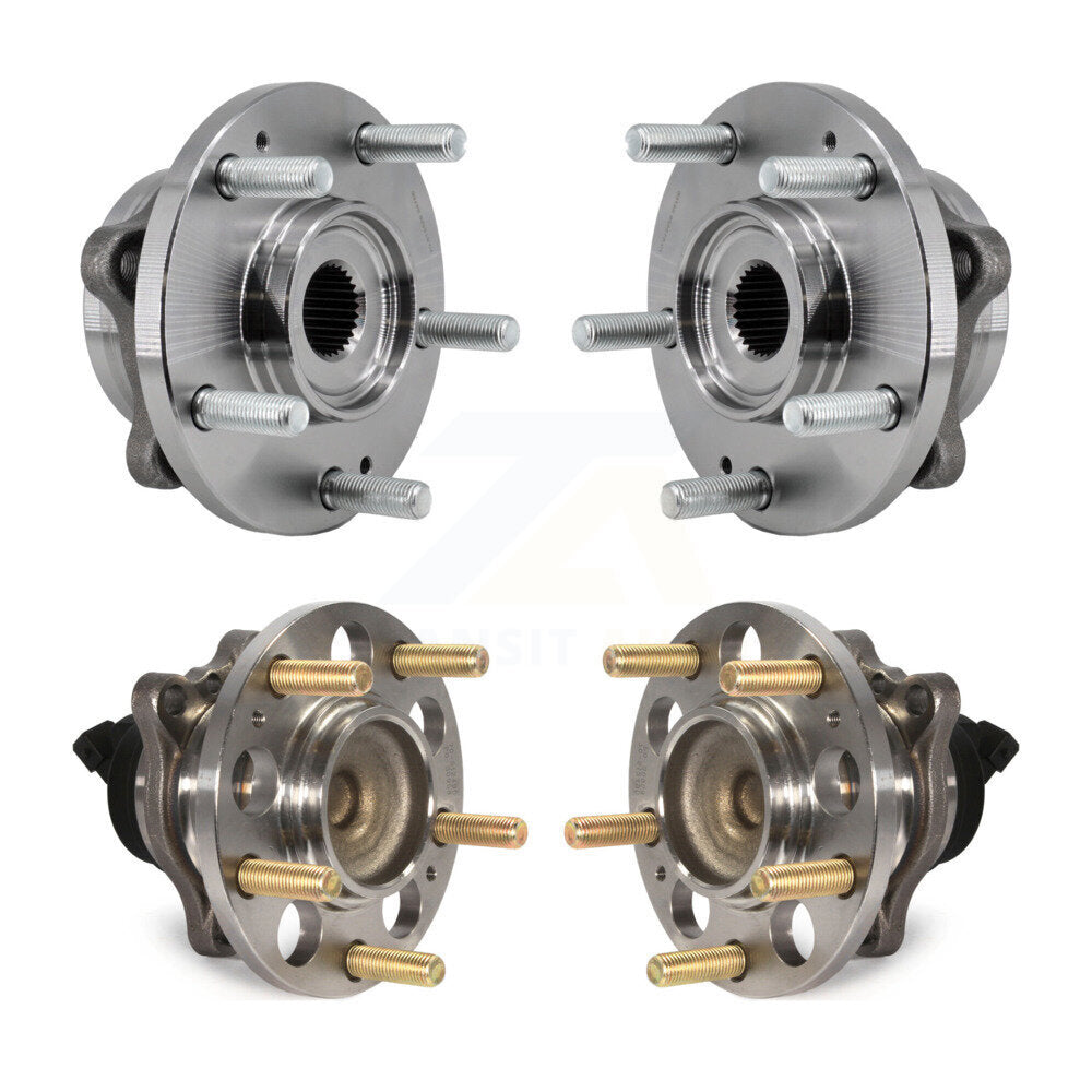 Wheel Bearing & Hub Assembly Front Rear Kit For 2017-2019 Kia Soul