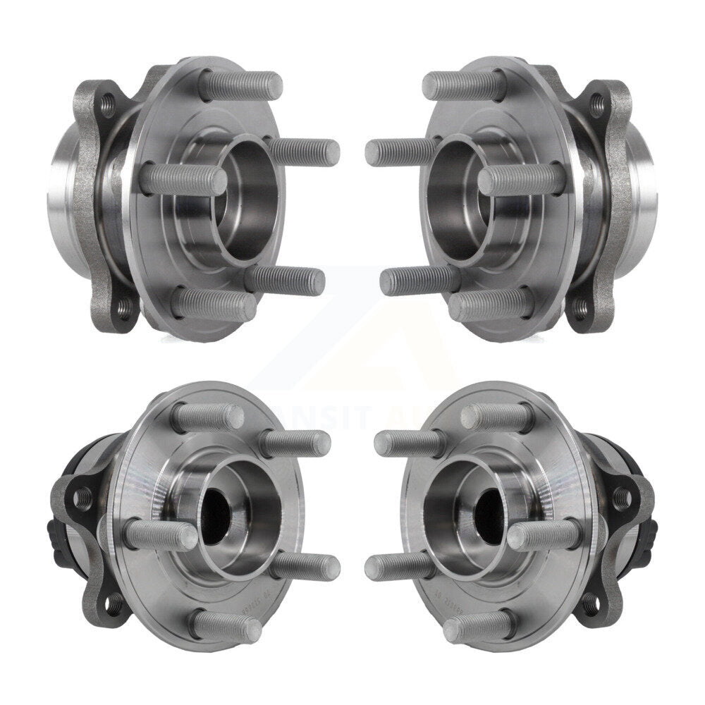 Wheel Bearing Hub Assembly Front Rear Kit For Ford Edge Lincoln Nautilus MKX FWD