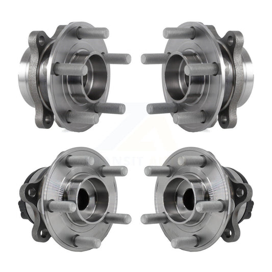 Wheel Bearing Hub Assembly Front Rear Kit For Ford Edge Lincoln Nautilus MKX FWD