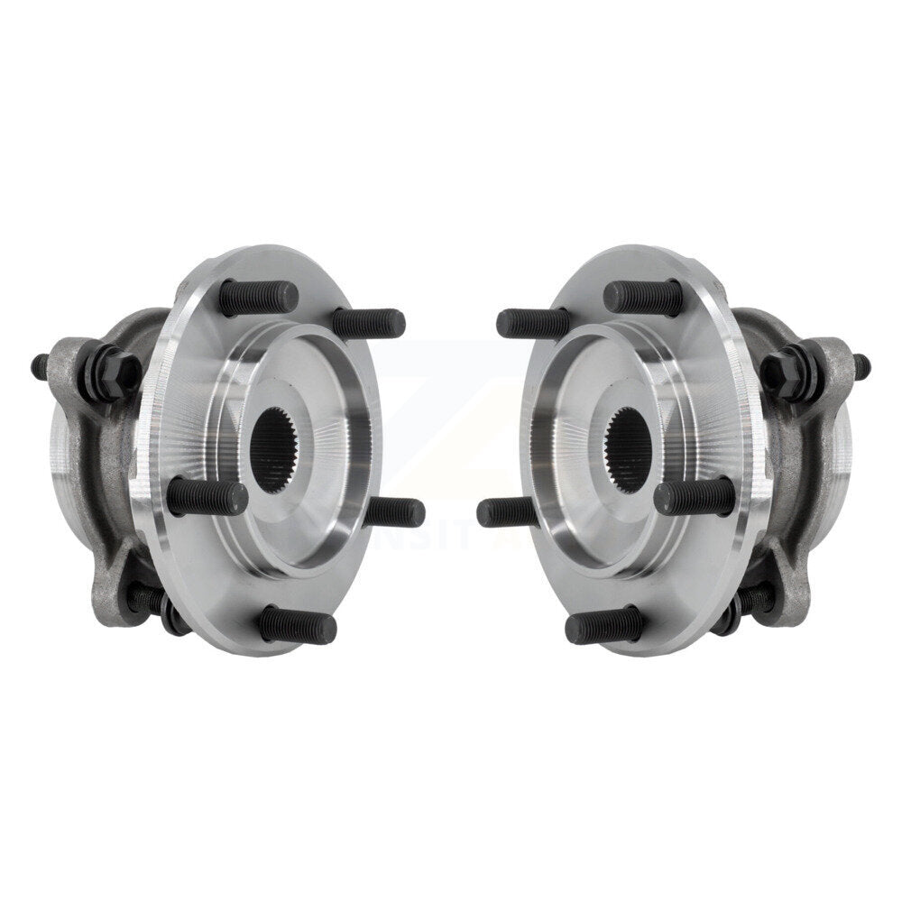Wheel Bearing And Hub Assembly Front Pair For Toyota Tundra Sequoia 4WD