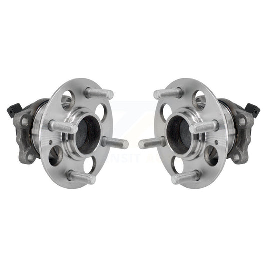 Wheel Bearing And Hub Assembly Rear Pair For Kia Rio Hyundai Accent