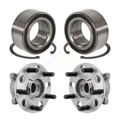 Wheel Bearing And Hub Assembly Front Rear Kit For 2009-2013 Acura TL AWD