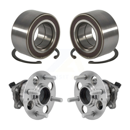 Wheel Bearing & Hub Assembly Front Rear Kit For 2018-2022 Kia Rio Hyundai Accent