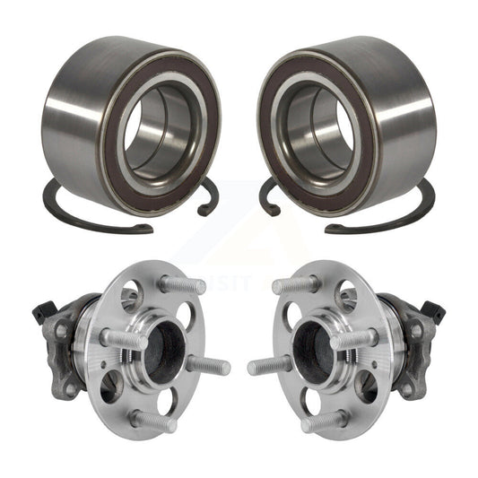 Wheel Bearing & Hub Assembly Front Rear Kit For 2018-2022 Kia Rio Hyundai Accent