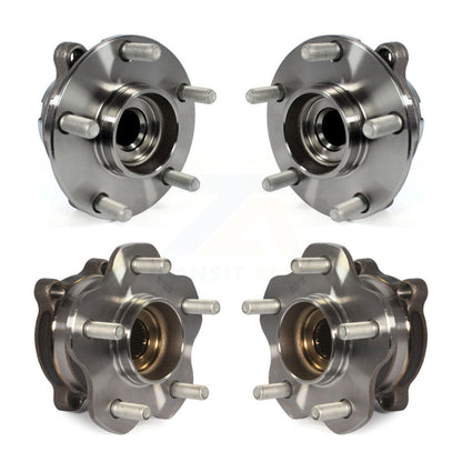 Wheel Bearing & Hub Assembly Front Rear Kit For 2006-2007 INFINITI M35 RWD