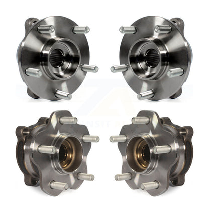 Wheel Bearing & Hub Assembly Front Rear Kit For 2006-2007 INFINITI M35 AWD