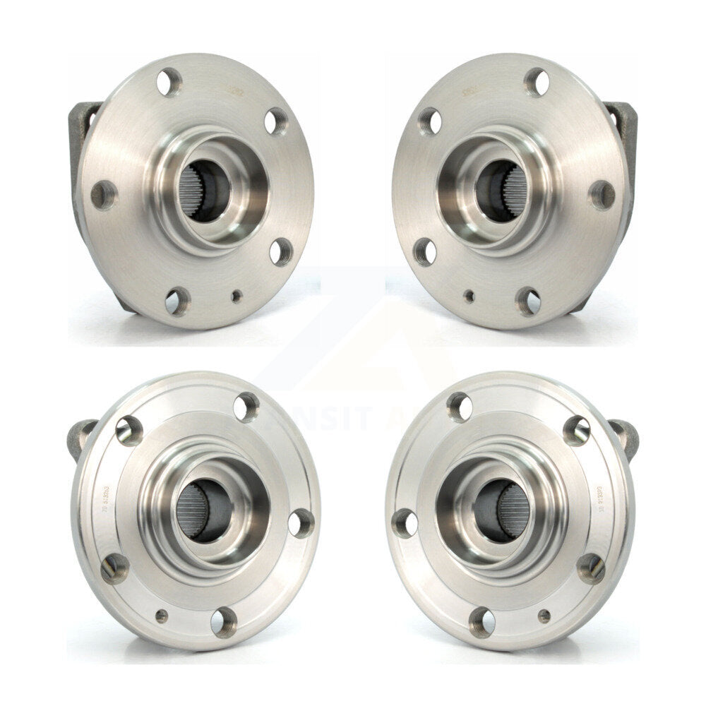 Wheel Bearing & Hub Assembly Front Rear Kit For 2008 Volkswagen R32