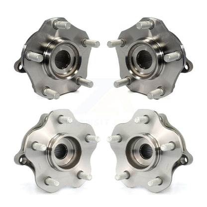 Wheel Bearing & Hub Assembly Front Rear Kit For Nissan Rogue AWD