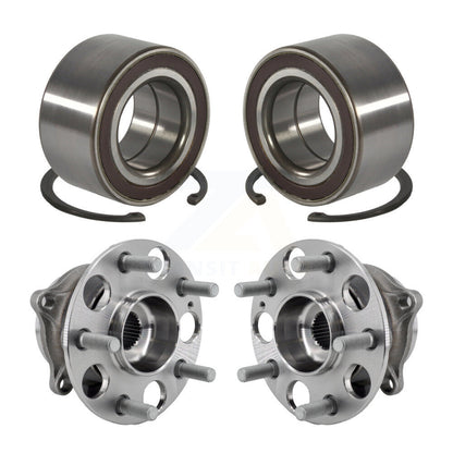Wheel Bearing And Hub Assembly Front Rear Kit For 2014-2016 Acura MDX AWD