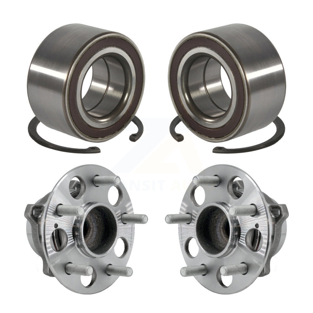 Wheel Bearing And Hub Assembly Front Rear Kit For 2017-2023 Honda CR-V FWD