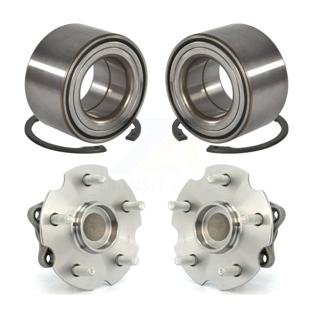 Wheel Bearing And Hub Assembly Front Rear Kit For 2017-2018 Toyota Corolla iM
