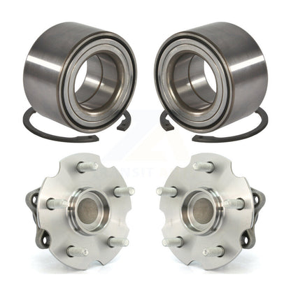 Wheel Bearing And Hub Assembly Front Rear Kit For 2017-2018 Toyota Corolla iM