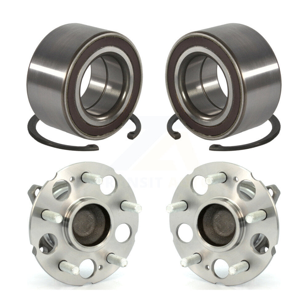 Wheel Bearing And Hub Assembly Front Rear Kit For 2007-2011 Honda CR-V FWD